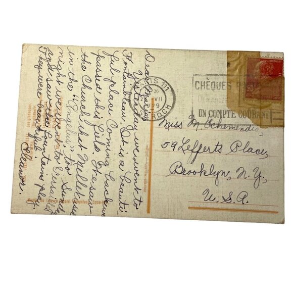 Antique Postcard 1920 Three Ladies Picking Up Straw  Artwork "The Gleaners"  u - Picture 2 of 3